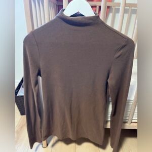 OGL Brown Mockneck Base Layer Top